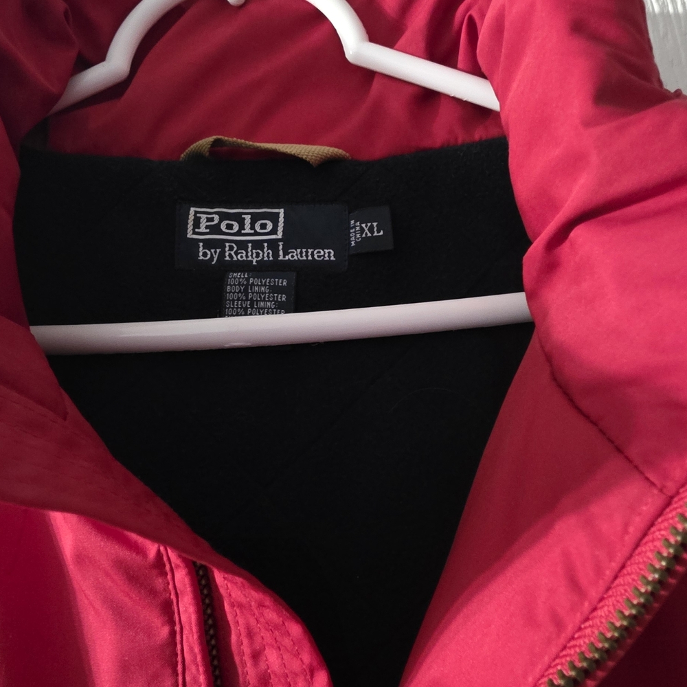 Ralph Lauren Mens Red Wintercoat. - Picture 5 of 6